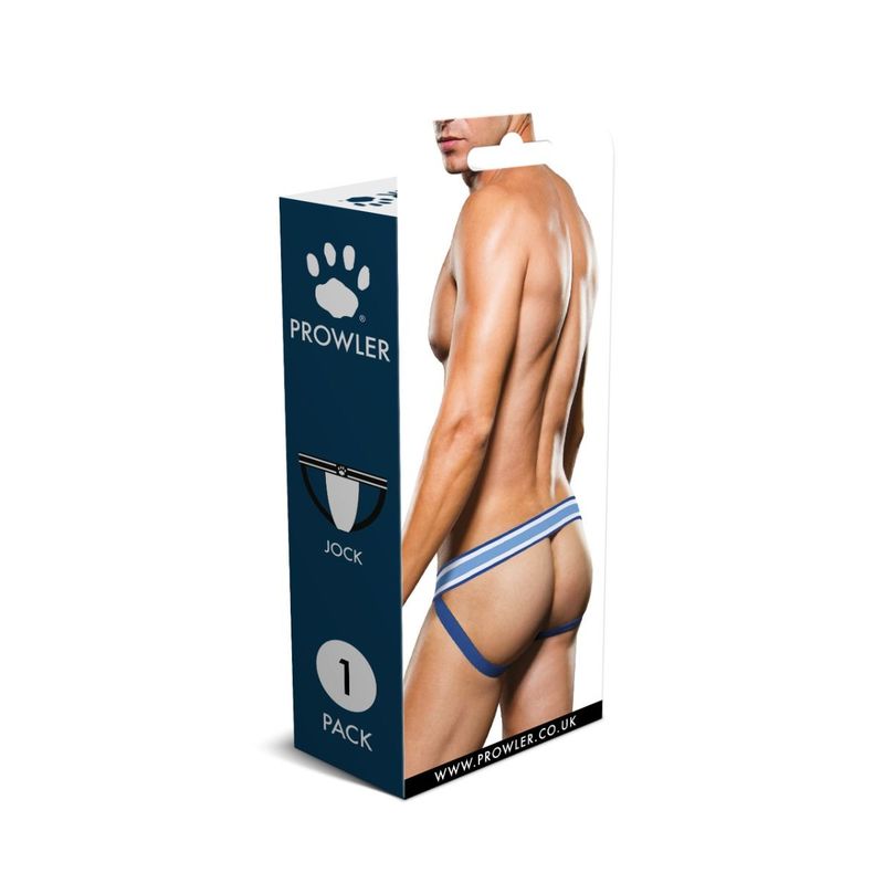 Prowler Jock White/Blue Stylish and Comfortable Jock Strap > Clothes > Jockstraps