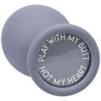 Play With My Butt Not My Heart Silicone Anal Trainer Set Grey > Anal Range > Butt Plug Kits