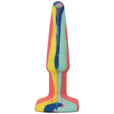 Groovy Silicone Anal Plug 4 Inch Sunrise Butt Plugs