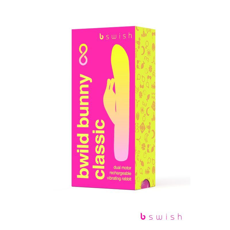 Bwild Bunny Classic Infinite Sunset Pink Rabbit Vibrator > Vibrators > Ladies > Rabbit
