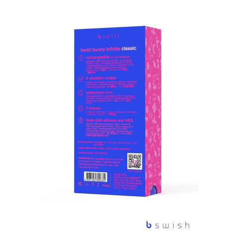 Bwild Bunny Classic Infinite Pacific Blue Dual Motor Vibrator VIBRATORS-RABBIT