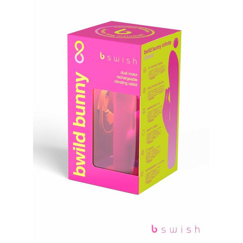 Bwild Bunny Classic Infinite Limited Edition Sunset Pink 8 Modes VIBRATORS-RABBIT