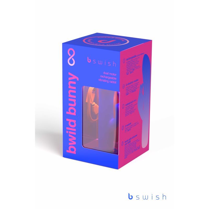 Bwild Bunny Classic Infinite Pacific Blue 6 Inch Rabbit Vibrator | 8 Modes > Vibrators > Ladies > Rabbit