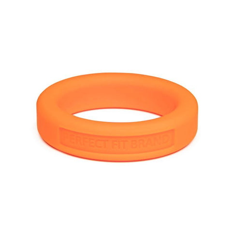 Classic Silicone Medium Stretch Penis Ring 36mm Orange Default Title COCK RINGS