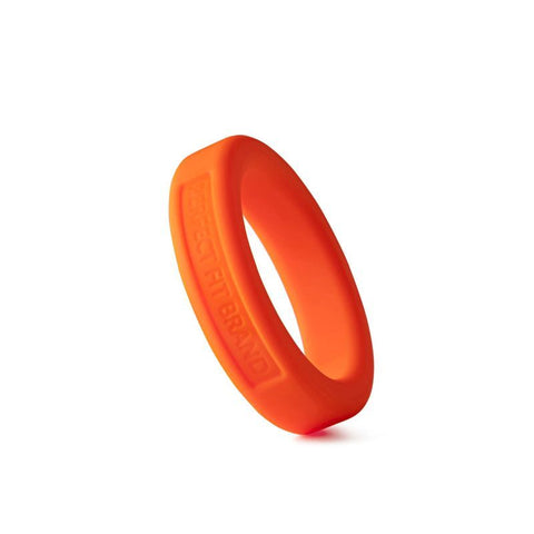 Classic Silicone Medium Stretch Penis Ring 36mm Orange COCK RINGS