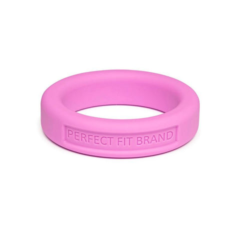 Classic Silicone Medium Stretch Penis Ring 36mm in Pink Default Title COCK RINGS