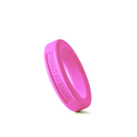 Classic Silicone Medium Stretch Penis Ring 36mm in Pink COCK RINGS