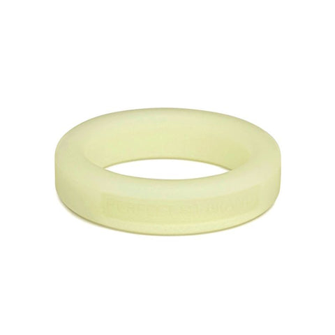 Classic Silicone Medium Stretch Penis Ring 36mm Glow in the Dark Default Title COCK RINGS