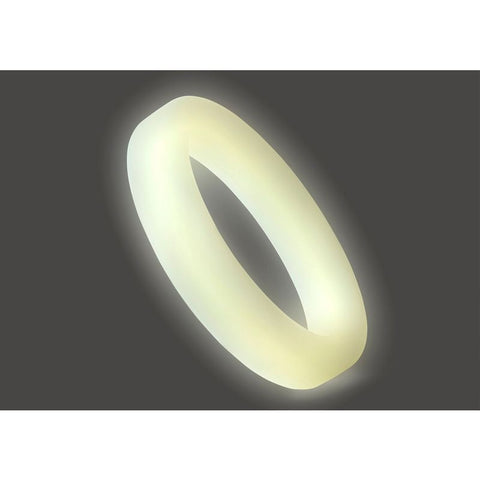 Classic Silicone Medium Stretch Penis Ring 36mm Glow in the Dark COCK RINGS