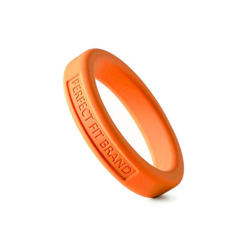 Classic Silicone Medium Stretch Penis Ring 44mm Orange COCK RINGS