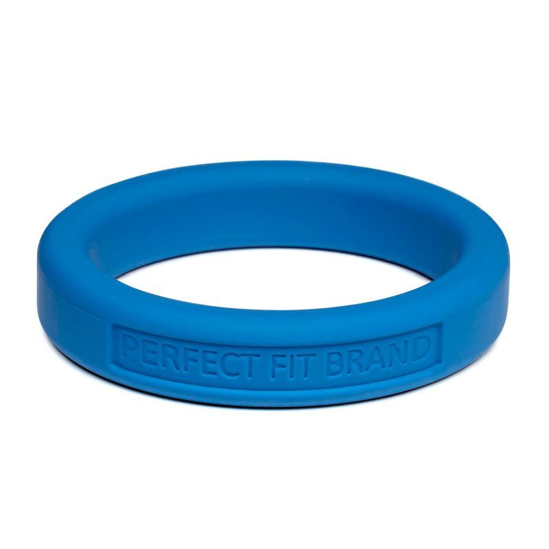 Classic Silicone Medium Stretch Penis Ring 44mm Blue Default Title > Cock Ring > Single