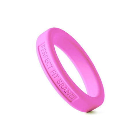 Classic Silicone Medium Stretch Penis Ring 44mm Pink COCK RINGS
