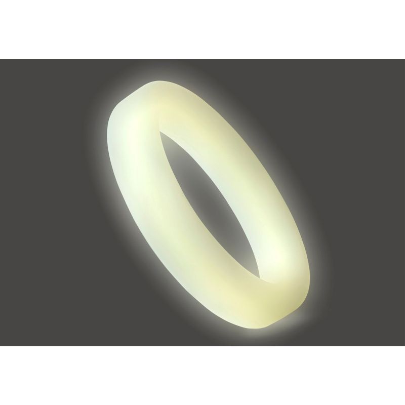 Classic Silicone Medium Stretch Penis Ring 44mm Glow In The Dark > Cock Ring > Single