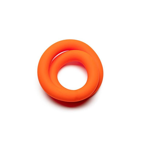 Silicone Hefty Wrap Ring 229mm in Orange COCK RINGS