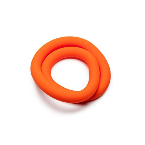 Silicone Hefty Wrap Ring 305mm Orange Adult Sex Toy COCK RINGS