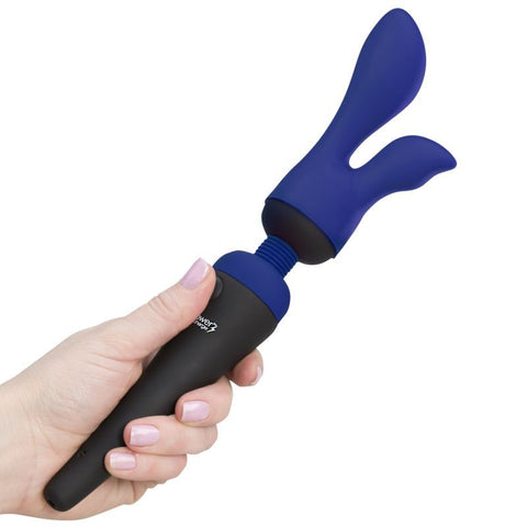 PalmSensual Massager Heads Blue For PalmPower Wand Electric Massager