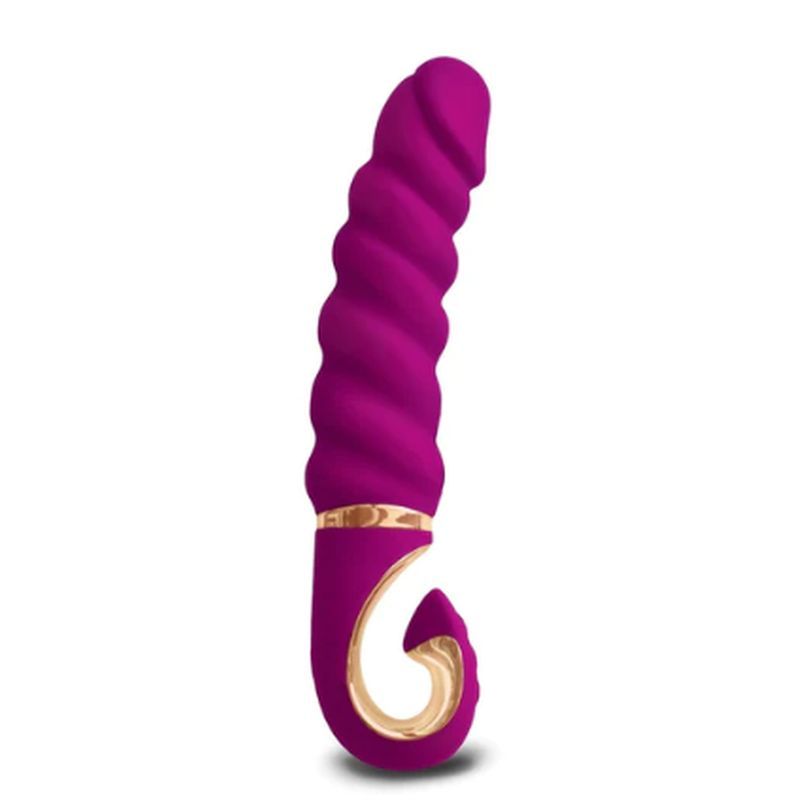 Gjack Mini Sweet Raspberry – Classic Ribbed Bioskin Vibrator Purple > Vibrators > G-Spot