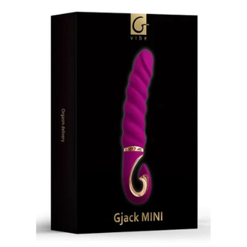 Gjack Mini Sweet Raspberry – Classic Ribbed Bioskin Vibrator > Vibrators > G-Spot