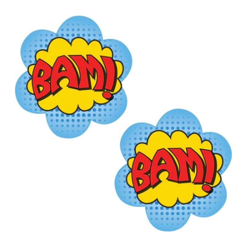 BAM Pasties 2.5 x 2.5 Inch Handmade Nipztix Pasties Secondary image