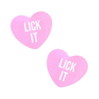 Lick It Love Heart Pasties – Adhesive Fashion Pasties for Raves and Parties > Clothes > Pasties