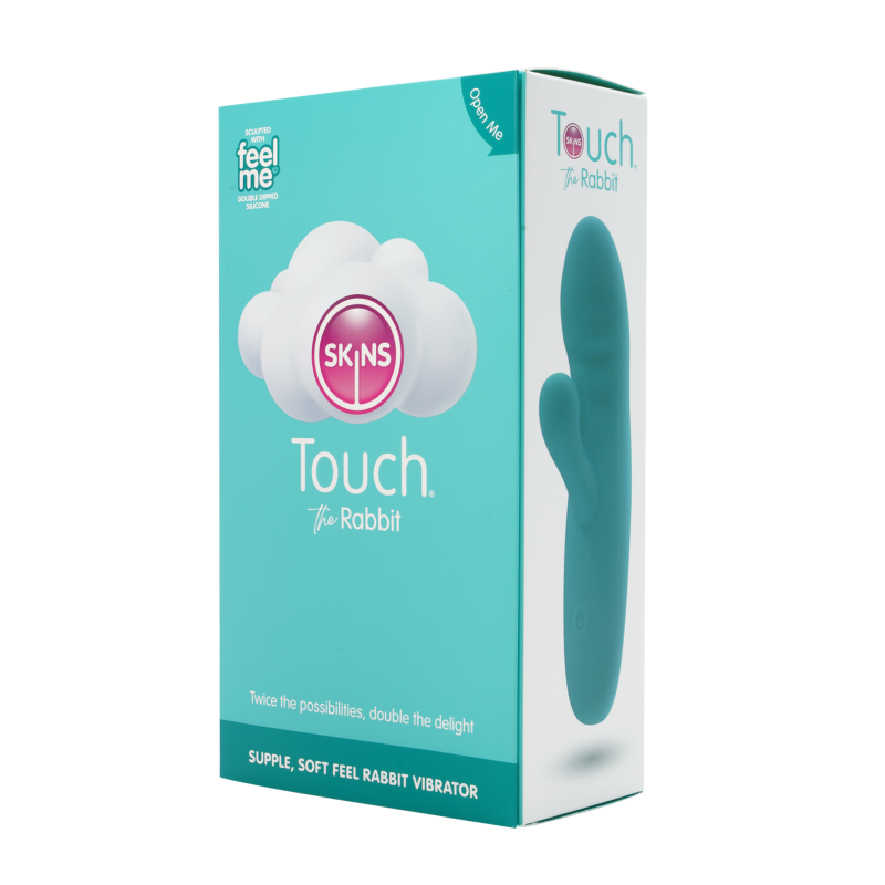 Skins Touch The Rabbit 155mm Silicone Vibrator Toy VIBRATORS-RABBIT
