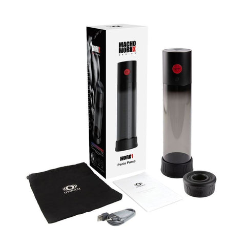 Macho Work 1 Pump - Luxury Penis Pump with Stepless Suction PUMPS Male Electric