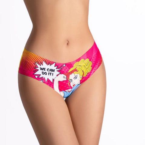 Comics Strong Girl Slip Lingerie Size S M L XL Large Panties
