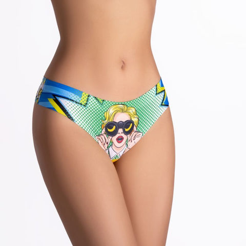 Comics Curios Girl Thong in Size S M L XL for Comfort Panties