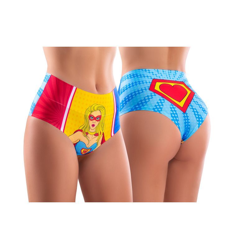 Comics Wonder Girl Hi-Briefs in Sizes S to XL > Clothes > Panties