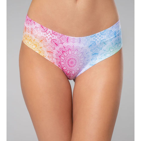 Mandala Happiness Thong - Comfortable Lingerie in Size S-XL Panties