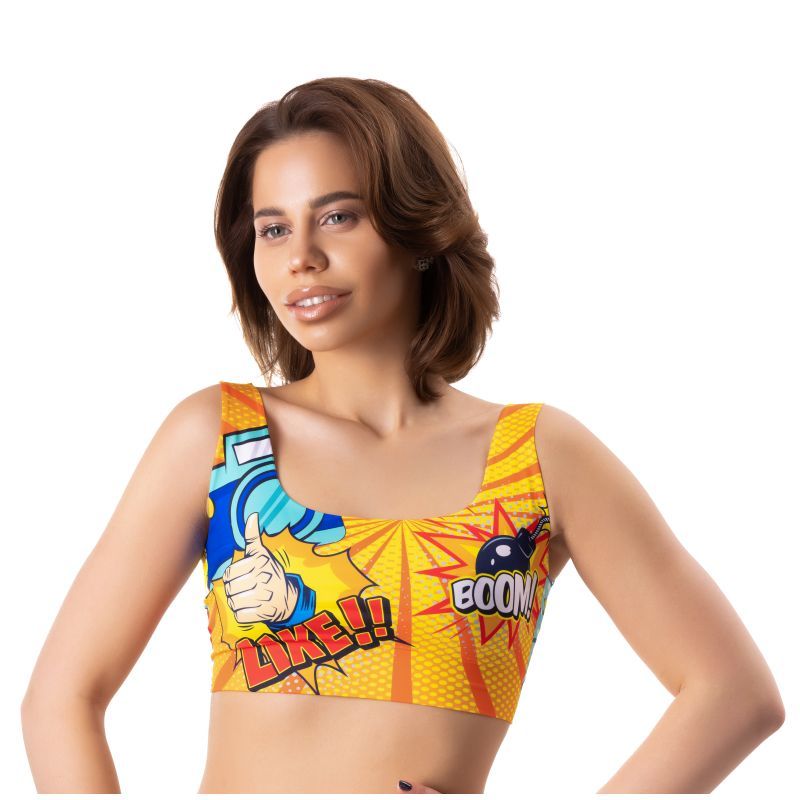 Comics Like Crop Top Size S M L XL Comfortable Fit Medium > Clothes > Bras