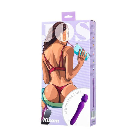 JOS Kisom 2 In 1 Wand Stimulator with 10 Vibration Modes STIMULATORS