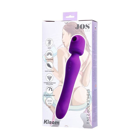 JOS Kisom 2 In 1 Wand Stimulator with 10 Vibration Modes STIMULATORS