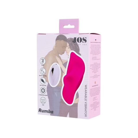 JOS Rumba Wearable Vibrator - Hot Pink Silicone Toy Panty Vibrators