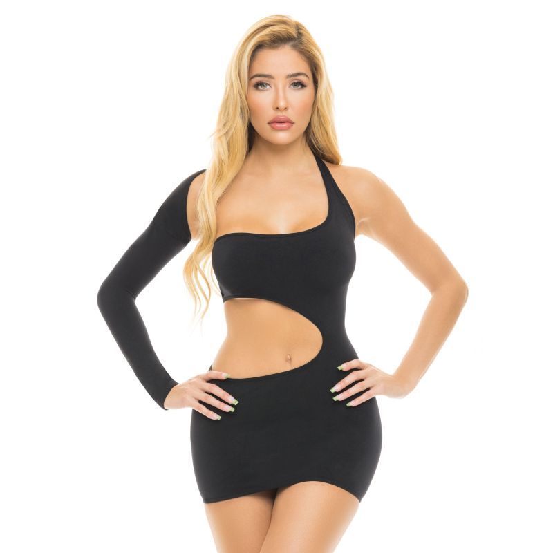 Cut My Life Into Pieces Dress – Sexy Clubwear Dress Black One Size > Clothes > Dresses and Chemises Main image