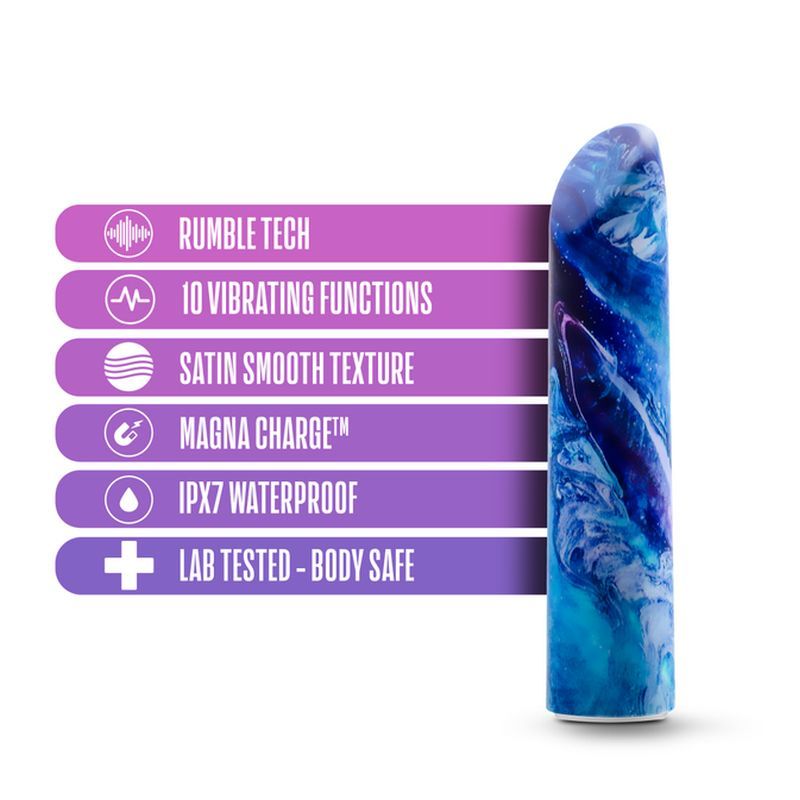 Limited Addiction Mesmerize Power Vibe Azure Wireless Vibrator > Vibrators > Mini Vibrators