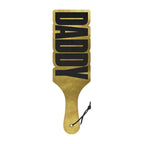 Paddle Daddy Elegant Playful Spanking Paddle with Shimmering Gold Cut-Out Default Title > Bondage Gear > Paddles
