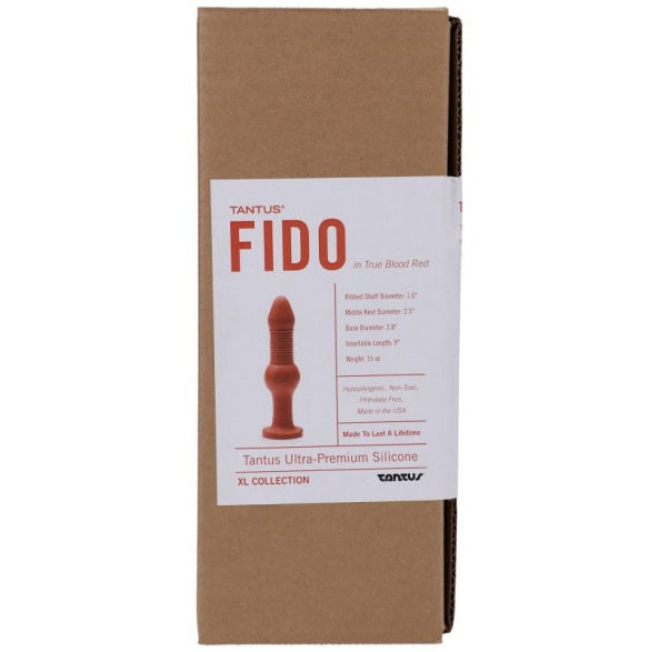 Fido Anal Ruby – Ribbed Silicone Anal Plug 9" Insertable > Anal Range > Oversized Anal Toys