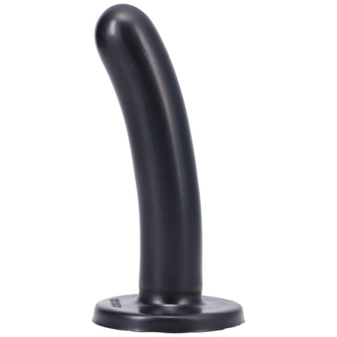 Silk Dildo Medium Onyx - Safe Silicone Adult Toy Dongs Neutral