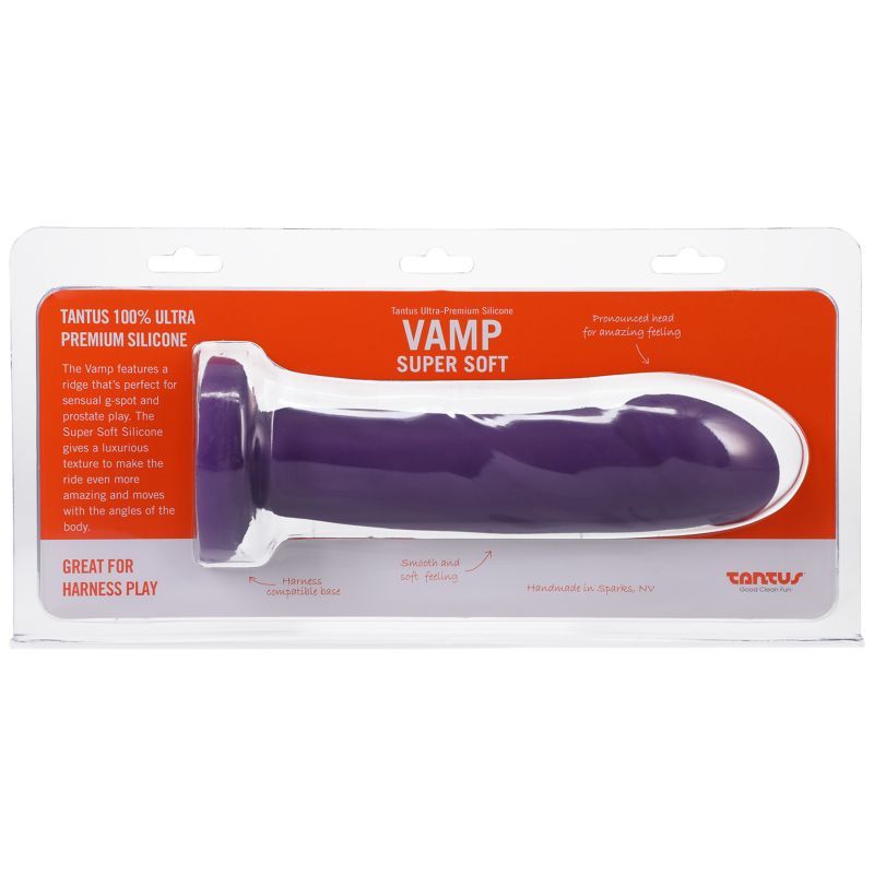 Vamp Soft Dildo Amethyst – Ultra-Premium Soft Silicone 7" Dildo