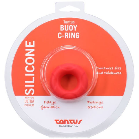 Buoy C-Ring Medium Crimson 2.2 Centimeter Inner Diameter COCK RINGS
