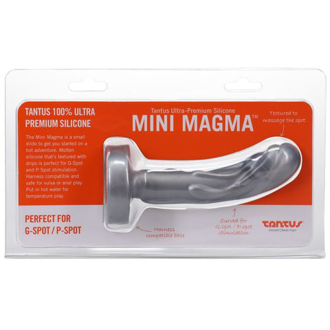 Mini Magma Dildo Silver Harness Compatible Ultra Premium Silicone > Dildos > Strap On Dildos
