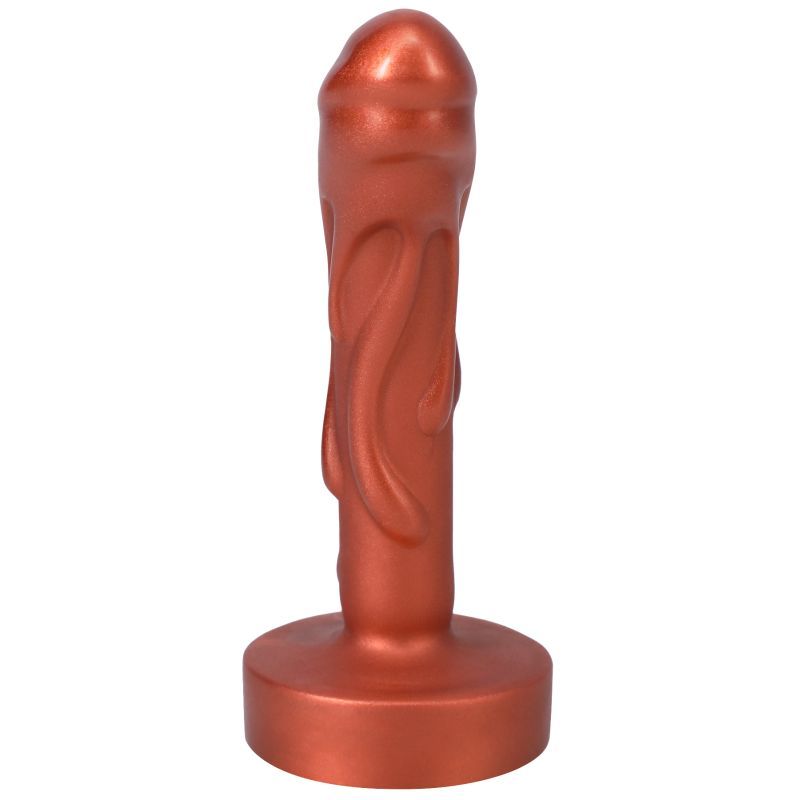 Mini Magma Copper Silicone Dildo – Textured Small G-Spot and P-Spot Stimulation Toy > Dildos > Neutral Dildos