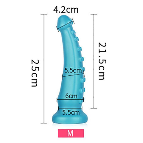 OctoCock Liquid Silicone Dildo Medium 25cm Long Fantasy Dongs