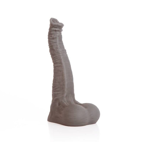 Dexter Liquid Silicone Dildo Medium 27.5cm for Pleasure Grey Medium Fantasy Dongs