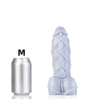 Fetishique Liquid Silicone Medium 8 Inch Vac-U-Lock Dildo with Textured Ridges and Bumps > Dildos > Realistic Dildos