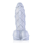 Fetishique Liquid Silicone Medium 8 Inch Vac-U-Lock Dildo with Textured Ridges and Bumps > Dildos > Realistic Dildos