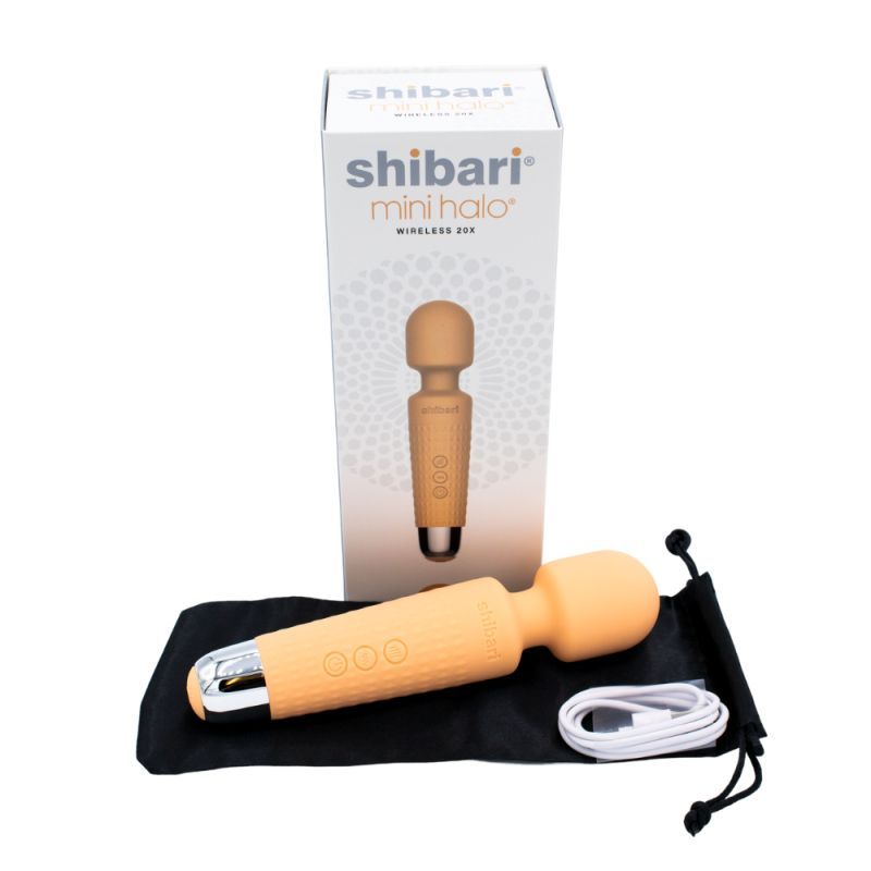 Shibari Mini Halo Wireless 20X Peach Massager 6 Inches > Sex Toys > Mini Massagers