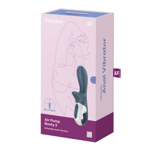 Satisfyer Air Pump Booty 2 Dark Grey Inflatable Anal Toy > Anal Range > Anal Inflatables