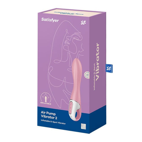 Satisfyer Air Pump Vibrator 2 Light Red Vibrators